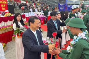 Tây Nguyên: Hơn 4000 tân binh hăng hái lên đường nhập ngũ