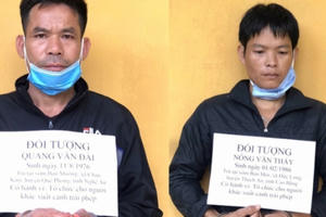 Cao Bằng: Khởi tô 2 đối tượng tổ chức cho nhiều người vượt biên sang Trung Quốc