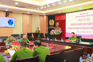 Trên 10200 cán bộ Công an xã tại Hà Nội được tập huấn nghiệp vụ chính quyền hai cấp