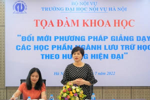 Tọa đàm “Đổi mới phương pháp giảng dạy các học phần ngành Lưu trữ học theo hướng hiện đại”