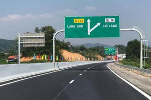 Cao tốc Bắc Giang - Lạng Sơn sẽ phục vụ miễn phí từ 0h ngày 15/1