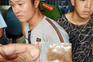 Lâm Đồng: Bắt quả tang 2 đối tượng bán "Cỏ Mỹ" cho con nghiện