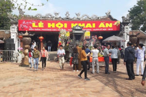 Đền Trần trước giờ Khai ấn: Lắp đặt camera, tăng cường 2.000 Công an giữ an ninh