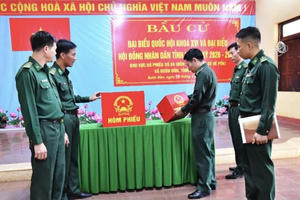 Biên phòng Đắk Lắk hoàn tất chuẩn bị bầu cử sớm trên tuyến biên giới