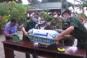 Phát hiện 21 gói nilon nghi là ma túy trôi dạt vào bờ biển Côn Đảo