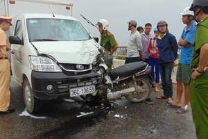 Thanh Hóa: Một thanh niên bị xe tải hất văng hơn 30m tử vong