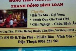 Vĩnh Phúc: “Nổ” chữa được Covid, cô đồng bị phạt 12,5 triệu do vi phạm mê tín, dị đoan