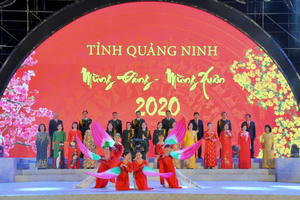 Quảng Ninh: Rực rỡ chương trình văn nghệ mừng Đảng - mừng Xuân Canh Tý