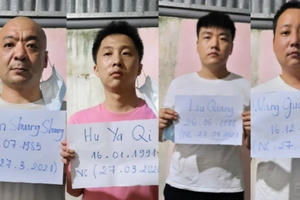 An Giang: Phát hiện, bắt giữ các đối tượng người Trung Quốc xuất nhập cảnh trái phép