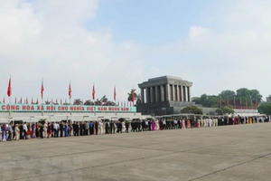 Hơn 38.600 lượt người vào lăng viếng Bác dịp kỷ niệm Quốc khánh 2/9