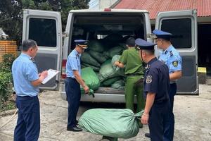 Bắt giữ gần 123 tấn nguyên liệu thuốc lá nhập lậu