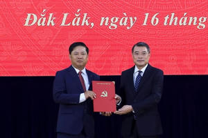 Ông Lương Nguyễn Minh Triết được chỉ định giữ chức Bí thư Tỉnh ủy Đắk Lắk