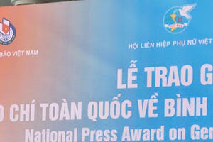 Báo Pháp luật Việt Nam nhận giải Báo chí toàn quốc về Bình đẳng giới năm 2024