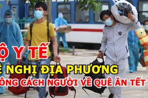 Người dân về quê ăn Tết không phải cách ly y tế