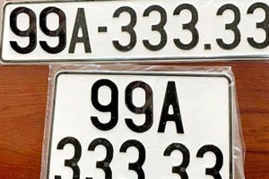 Công bố hơn 153.000 biển số ô tô đưa ra đấu giá lần 1