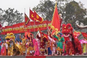 Lễ hội gò Đống Đa tái hiện chiến thắng lịch sử của vua Quang Trung