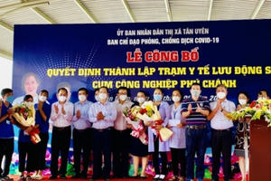 Bình Dương tiếp tục triển khai trạm y tế lưu động trong doanh nghiệp