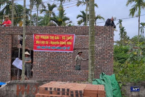 Hải Phòng: Đất đang chanh trấp, vẫn ngang nhiên xây dựng nhà kiên cố