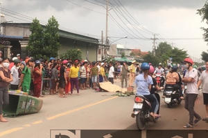 Bình Dương: Tai nạn liên hoàn, 1 người tử vong