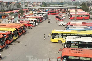 Xe khách Hà Nội được hoạt động bình thường trở lại