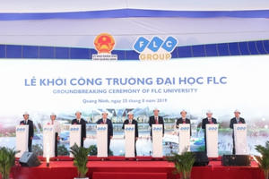 Quảng Ninh: Khởi công xây dựng trường Đại học FLC đào tạo tư thục không vì lợi nhuận