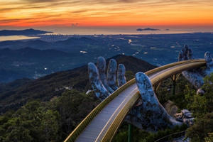 Cầu Vàng tại Đà Nẵng đứng đầu danh sách kỳ quan mới của thế giới