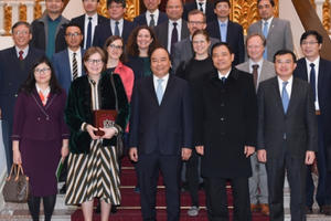 Thủ tướng Nguyễn Xuân Phúc tiếp Phó Chủ tịch Nghị viện châu Âu