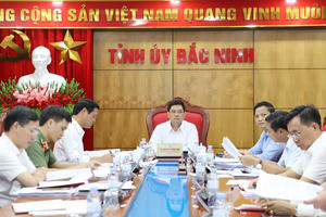 Bắc Ninh xây dựng phương án khắc phục tình trạng ngập úng, sớm ổn định đời sống Nhân dân