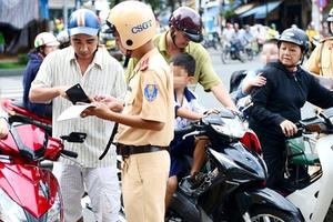Một tuần thực hiện Nghị định 46: Xử phạt gần 31.800 trường hợp