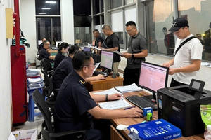 Hải quan Móng Cái siết chặt kiểm soát bằng hệ thống quản lý phương tiện mới