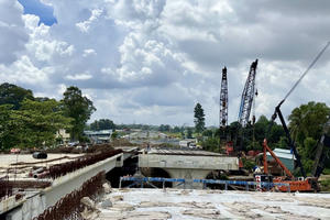 Tăng tốc thi công đường trục trung tâm Biên Hòa với cầu Thống Nhất