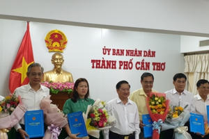 Cần Thơ điều động, bổ nhiệm 5 Giám đốc Sở