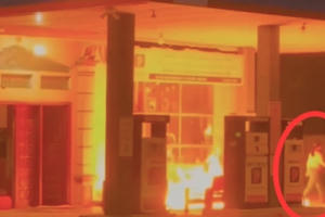 Nguyên nhân người phụ nữ phóng hoả khiến cây xăng bốc cháy nghi ngút ở Vĩnh Phúc