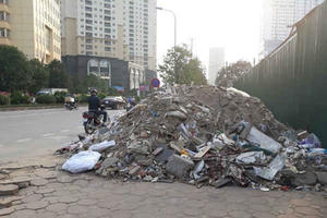 Thi công công trình dân dụng trong khu dân cư bắt buộc phải “quản” bụi!