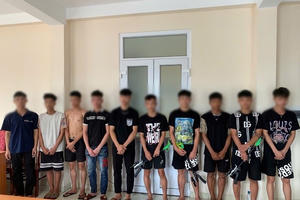 Khởi tố hai nhóm đối tượng đánh nhau, gây rối trật tự công cộng tại xã Ba Vì