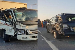 Tài xế xe tải lý giải vì sao đâm xe Lexus biển tứ quý 8