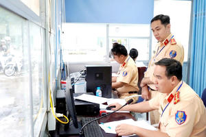 Công an tỉnh Long An lần đầu tiên tổ chức kỳ thi sát hạch lái xe