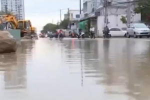 Thời sự 9h ngày 1/7/2016: Đường biến thành sông do thi công hệ thống thoát nước ở Vũng Tàu