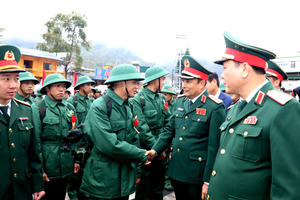 Hơn một nghìn tân binh Hà Giang lên đường nhập ngũ