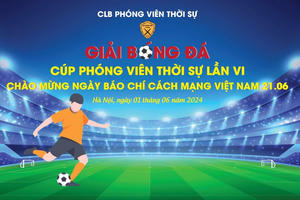 Sắp diễn ra giải bóng đá tranh cúp Phóng viên Thời sự chào mừng 99 năm ngày Báo chí Cách mạng Việt Nam Sắp diễn ra giải bóng đá tranh cúp Phóng viên Thời sự chào mừng 99 năm ngày Báo chí Cách mạng Việt Nam