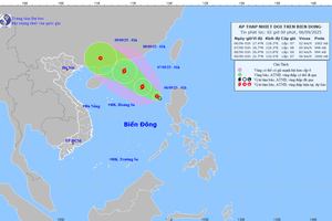 Áp thấp nhiệt đới có thể mạnh lên thành bão, nhiều địa phương chủ động ứng phó