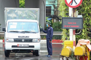 Hà Nội phân luồng phục vụ 5 điểm tập kết, trung chuyển hàng hóa