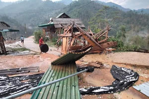 Nghệ An: Mưa đá gây thiệt hại nặng tại huyện biên giới Kỳ Sơn