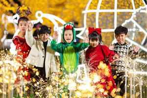 Check-in làng cổ tích ánh sáng thần kỳ tại khu đô thị Ecopark Check-in làng cổ tích ánh sáng thần kỳ tại khu đô thị Ecopark