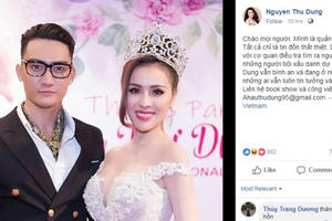 Quản lý Á hậu Thư Dung đòi "kiện những người bôi xấu danh dự"?