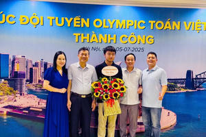 Nam sinh Trường THPT chuyên Phan Bội Châu giành Huy chương Vàng Olympic Toán quốc tế