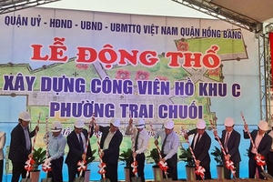 Hải Phòng: Quận Hồng Bàng khởi công xây dựng công viên cây xanh phường Trại Chuối