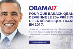Chuyện thật như đùa: Người Pháp muốn ông Obama tranh cử tổng thống
