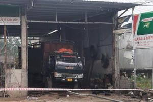 Nghệ An: Nổ lớn ở gara ô tô khiến 6 người thương vong