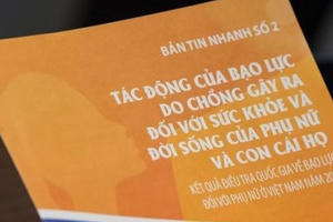 Gần 63% phụ nữ bị một hoặc hơn một hình thức bạo lực do chồng gây ra